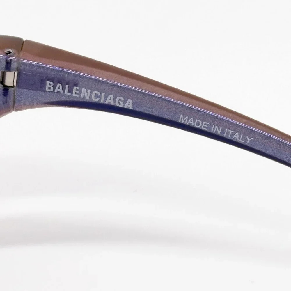 NEW BALENCIAGA SUNGLASSES BB0352S 002 PURPLE UNISEX EYEWEAR - Picture 10 of 11